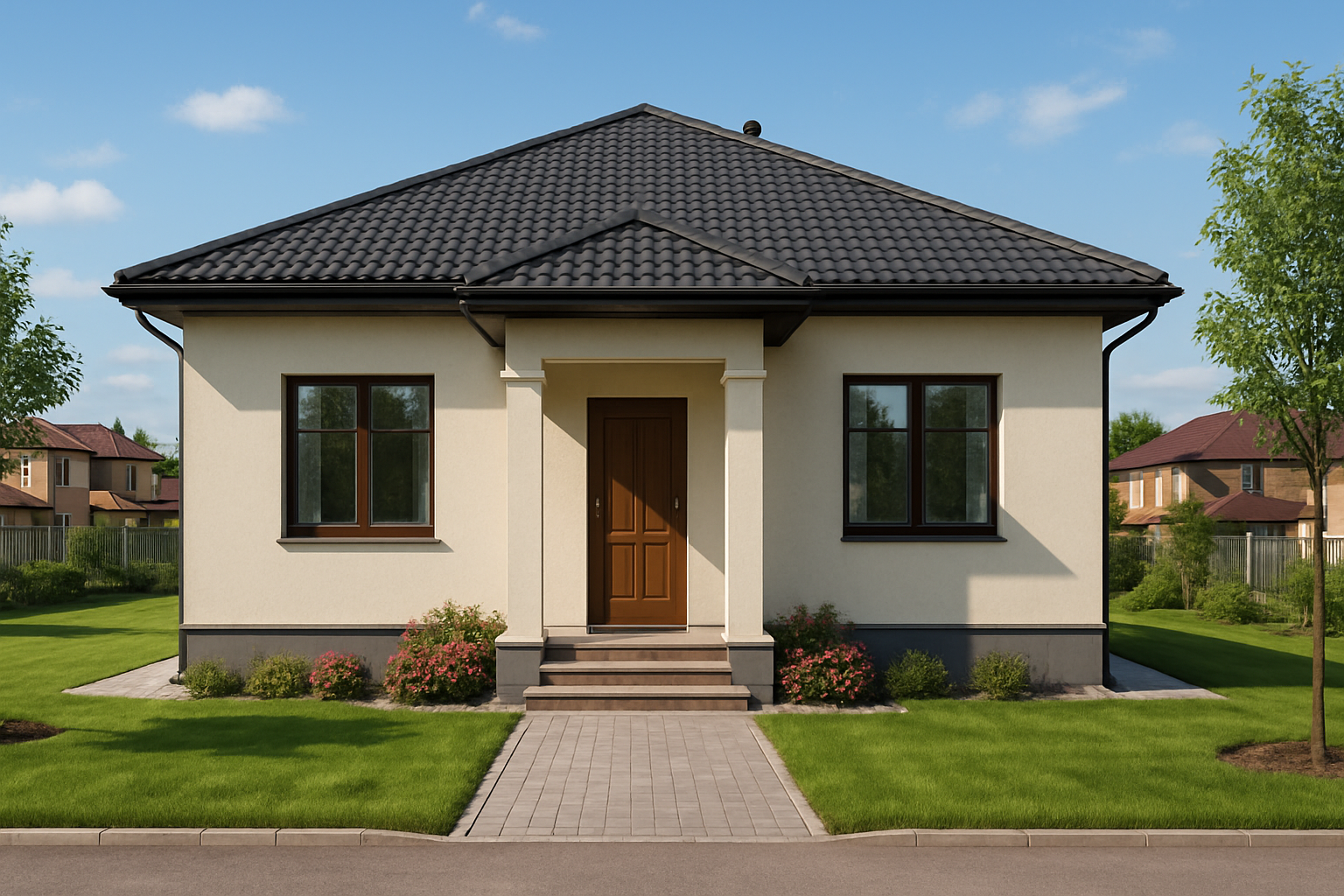 Дом 10×10, один этаж в Ростове-на-Дону